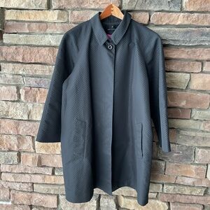 Vintage JHERI RICHARDS Black Swing Coat